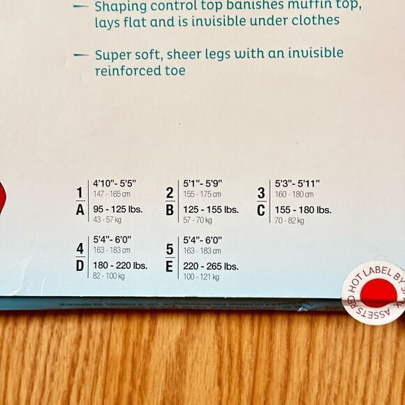 Assets Red Hot Label Spanx High Waist Shaping Sheers. Very Black Size 3 New - Picture 4 of 4